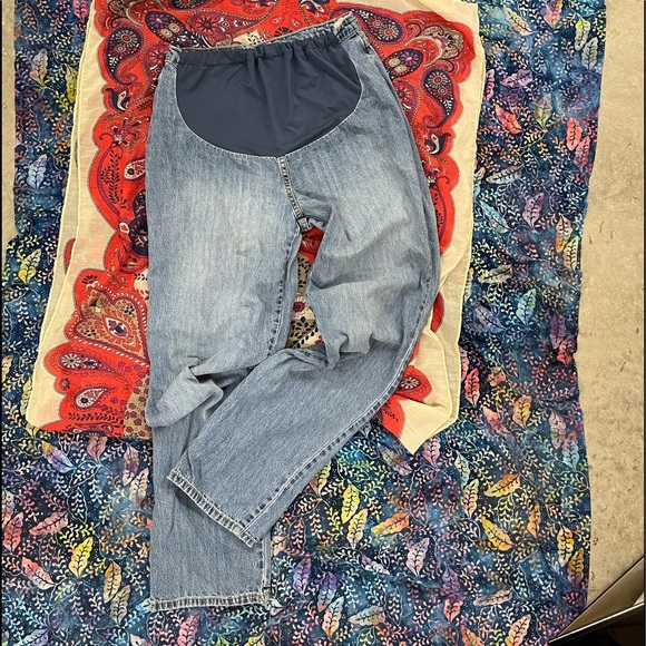 duo Maternity Denim - Duo Maternity adjustable jeans size medium (8/10 pre-maternity) room to grow